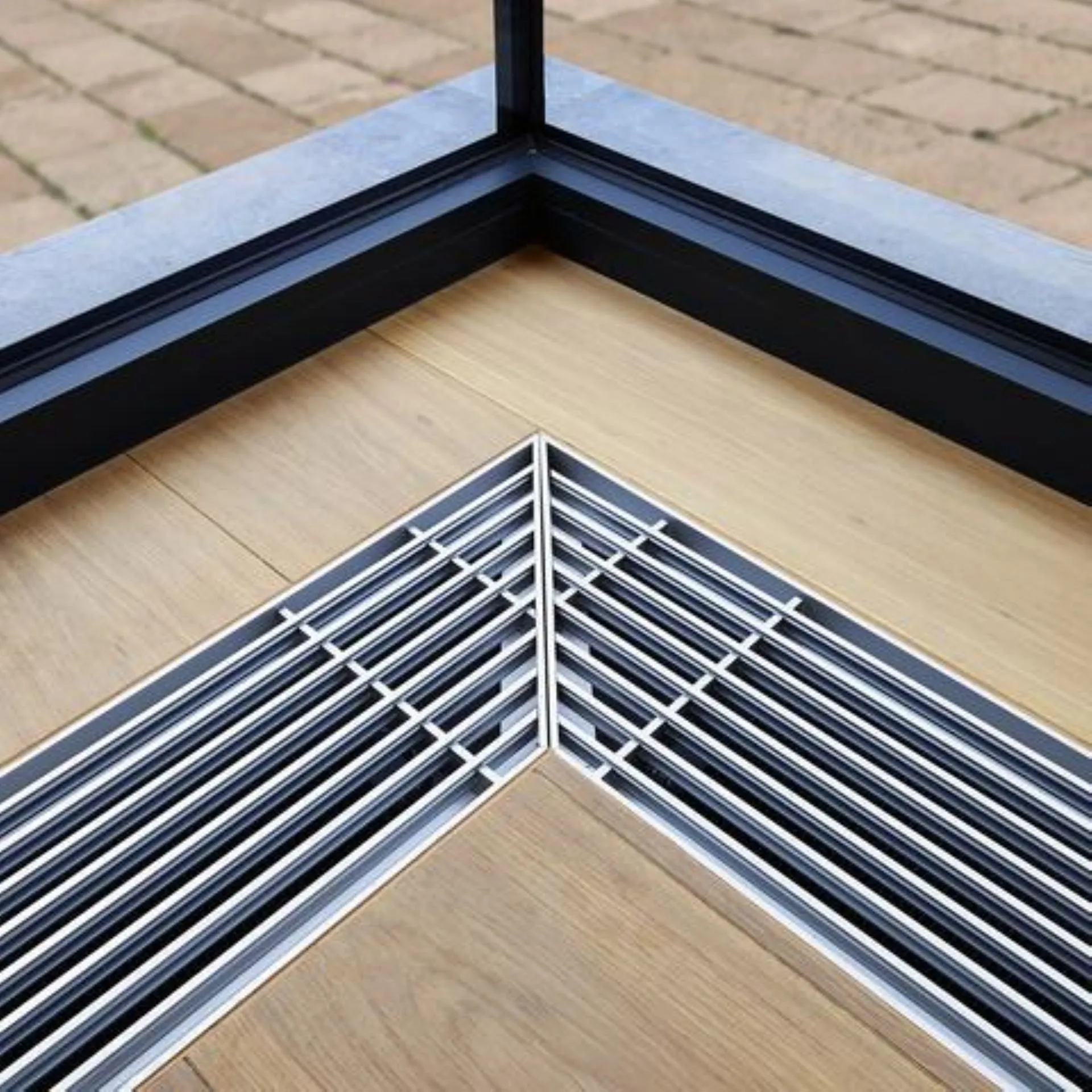 HVAC floor grille